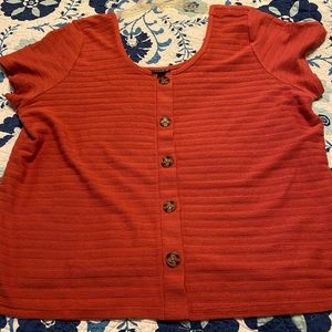 Torrid Burnt Orange Crop Top
